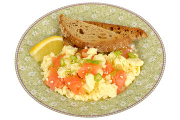 Scrambled Egg with Smoked Salmon