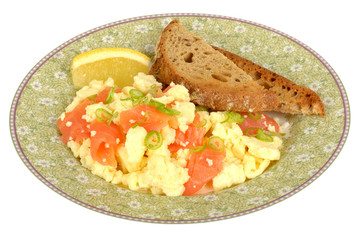 Scrambled Egg with Smoked Salmon