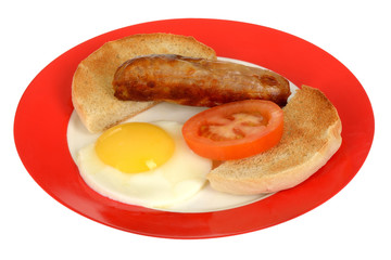 Sausage and Fried Egg