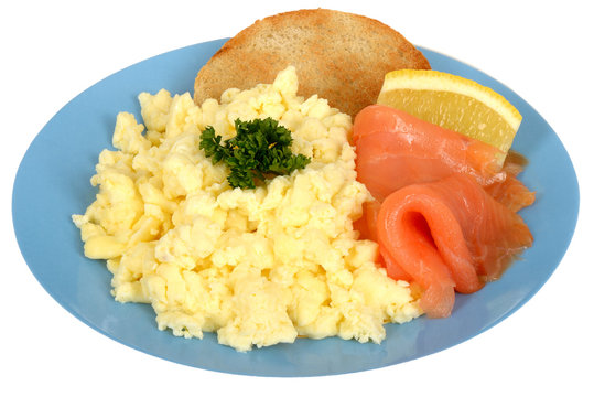 Scrambled Eggs With Smoked Salmon