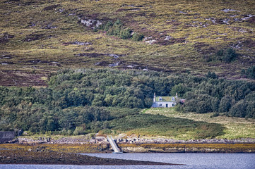 Cottage on Isle Martin, Scotland © hjpix