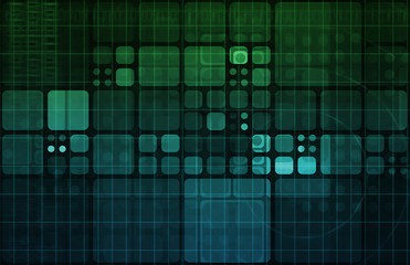Obraz premium Data Processing