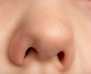 nose boy. macro