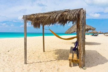 Beautiful beach in Aruba, Caribbean Islands, Lesser Antilles