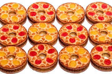 Round cookies two kinds