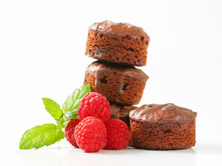 Mini chocolate cakes