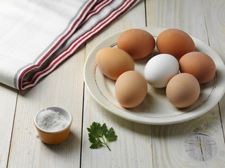 boiled eggs