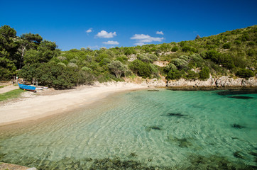 Sardinia Cala Moresca bay, near Golfo Aranci