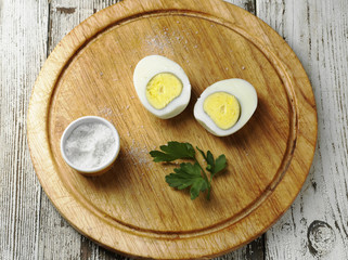 boiled eggs