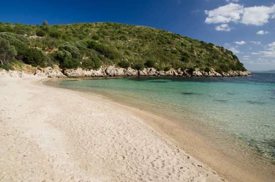 Sardinia Cala Moresca bay, near Golfo Aranci