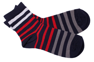 Pair of striped socks