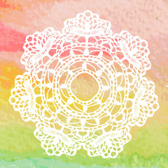 Vector template. Invitation card.