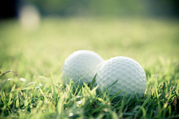 golf ball on grass