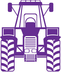 Fototapeta premium Tractor Front