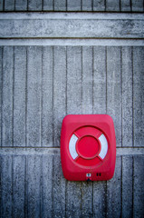 Grungy Red Life Preserver