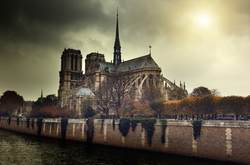 Fototapeta na wymiar Notre Dame Paris, France