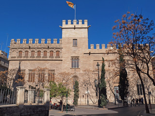 Lonja de la Seda in Valencia, Spain.