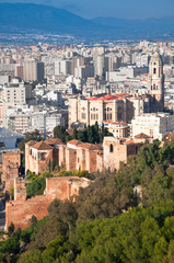 Fototapeta na wymiar Malaga landmark