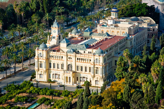 Malaga town hall, overview
