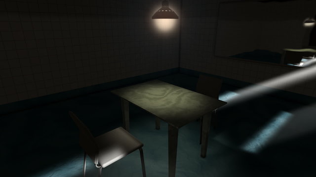Interrogation room.	