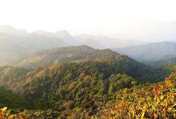 View point form Doi AngKhang, Chiang Mai, Thailand.