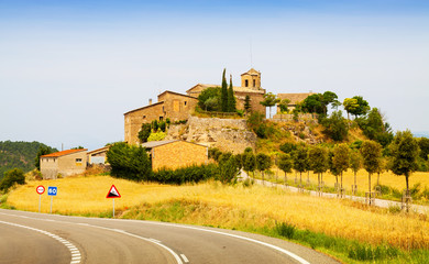 old Catalan village. Castellar de la Ribera