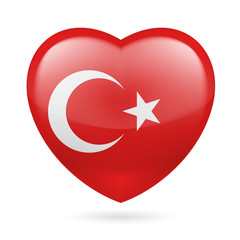 Heart icon of Turkey