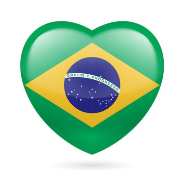 Heart icon of Brazil