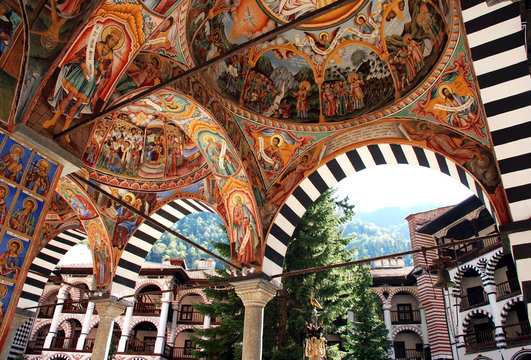 Monastery of St John Rilski, Rila Mountain, Bulgaria