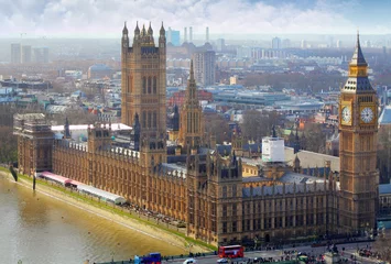 Türaufkleber Big Ben and Houses of Parliament, London, UK © TTstudio