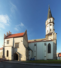 Fototapeta na wymiar Church in Levoca town - Slovakia
