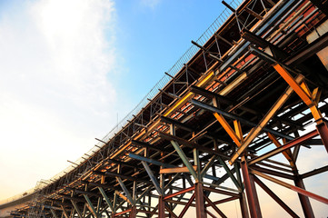 Bridge under construction