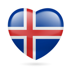 Heart icon of Iceland