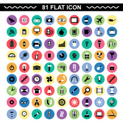 flat icons