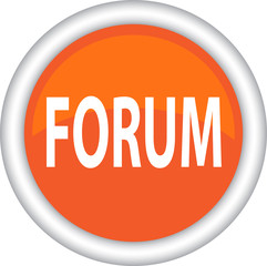 Круглый векторный знак с надписью FORUM