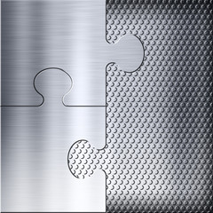 Metallische Puzzles