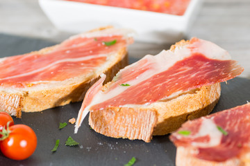 Skewer ham