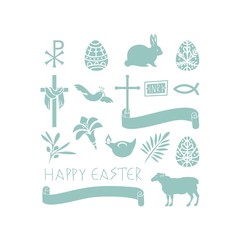 Easter Symbols Set