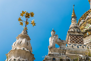 Details of stupa at Wat Saen Fang temple  in Chiang Mai