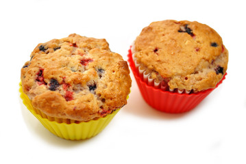 Gourmet Triple Berry Muffins