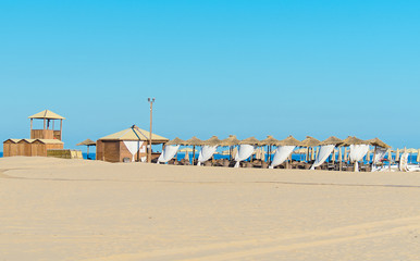 Restaurant or Cafe on the beach.