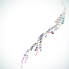 Naklejka premium Abstract wave