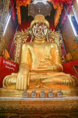 Golden Budda - obrazy, fototapety, plakaty