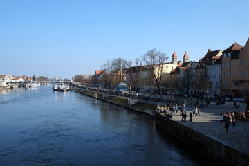 Donau in Regensburg