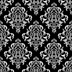 seamless wallpaper.damask pattern.floral background