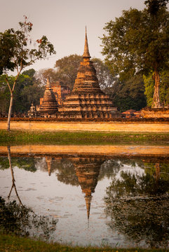 Old pagoda  Sukhothai Historical Park,Thailand