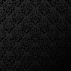 vector damask wallpaper. design elements. flower backdrop