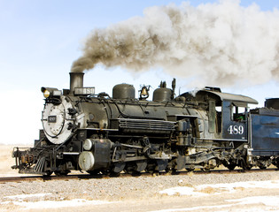 Fototapeta na wymiar Cumbres i Tolteków Narrow Gauge Railroad, Colorado, USA
