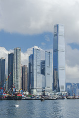 Fototapeta na wymiar modern buildings in Hong Kong