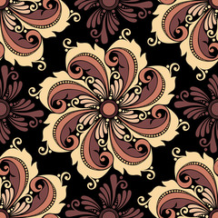 Seamless Ornate Abstract Pattern (Vector)
